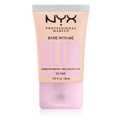 NYX Professional Makeup Bare With Me Blur Tint hydratační make-up odstín 02 Fair 30 ml