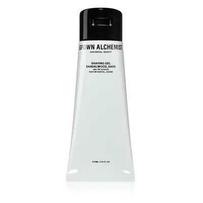 Grown Alchemist Sandalwood, Sage gel na holení se zklidňujícím účinkem 75 ml