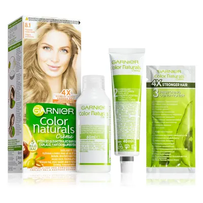 Garnier Color Naturals Creme barva na vlasy odstín 8.1 Natural Light Ash Blond 1 ks