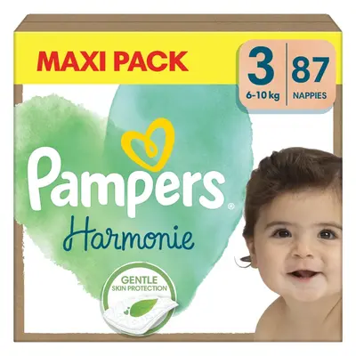 Pampers Harmonie Size 3 jednorázové pleny 6-10 kg 87 ks