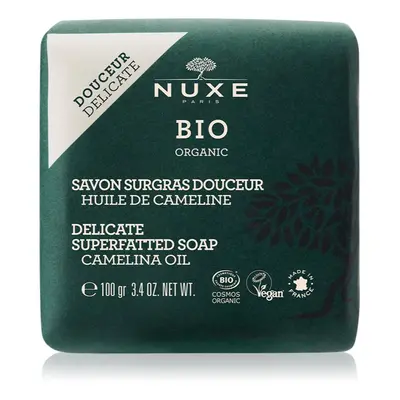 Nuxe Bio Organic extra jemné výživné mýdlo na tělo a obličej 100 g