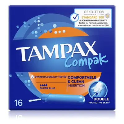 Tampax Compak Super Plus tampony s aplikátorem 16 ks