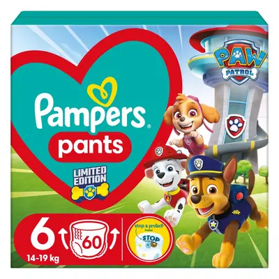 Pampers Pants Paw Patrol Size 6 jednorázové plenkové kalhotky 14-19 kg 60 ks