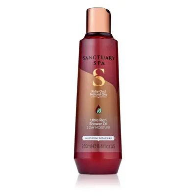 Sanctuary Spa Ruby Oud pečující sprchový olej s vyživujícím účinkem 250 ml