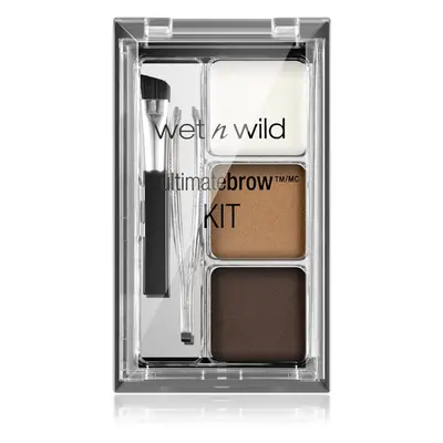 Wet n Wild Ultimate Brow sada pro dokonalé obočí odstín Ash Brown 2,5 g