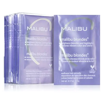 Malibu C Wellness Hair Remedy Malibu Blondes intenzivní kúra pro blond a melírované vlasy 12x5 g