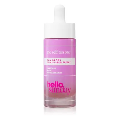 hello sunday the self tan one samoopalovací sérum na obličej 30 ml