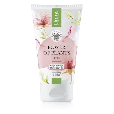 Lirene Power of Plants Rose zklidňující čisticí gel s růžovým olejem 150 ml