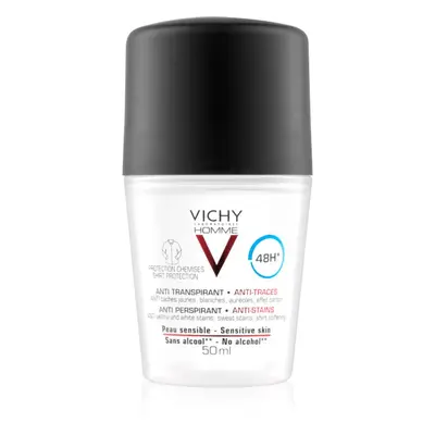 Vichy Homme Deodorant antiperspirant proti bílým a žlutým skvrnám 48h 50 ml