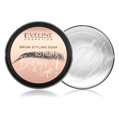 Eveline Cosmetics Brow & Go! stylingové mýdlo na obočí odstín Transparent 25 g