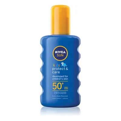 Nivea Sun Kids dětský barevný sprej na opalování SPF 50+ 200 ml