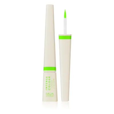 MUA Makeup Academy Neon Lights tekuté oční linky odstín Acid Lime 3 ml