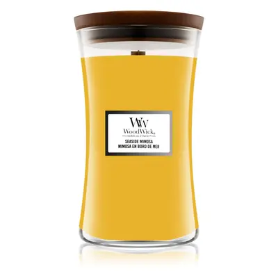 Woodwick Seaside Mimosa vonná svíčka s dřevěným knotem 609,5 g