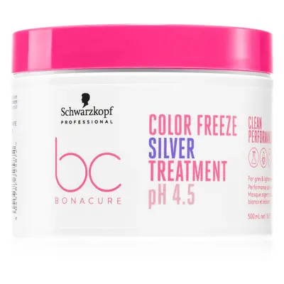 Schwarzkopf Professional BC Bonacure Color Freeze Silver maska neutralizující žluté tóny 500 ml