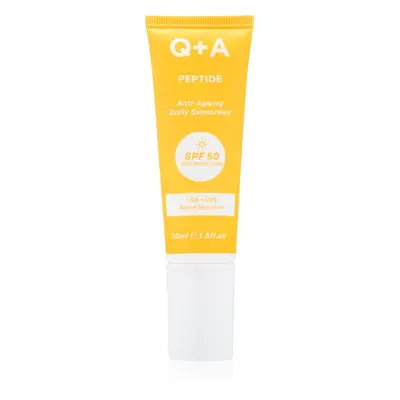 Q+A Peptide ochranný krém na obličej SPF 50 50 ml