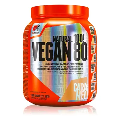 Extrifit Vegan 80 veganský protein příchuť Caramel 1000 g