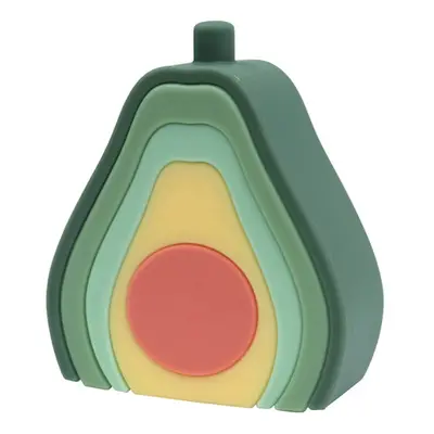 O.B Designs Silicone Avocado Stacker aktivity hračka 10m+ 1 ks