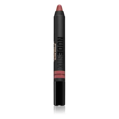 Nudestix Intense Matte univerzální tužka na rty a tváře odstín Sunkissed Pink 2,8 g