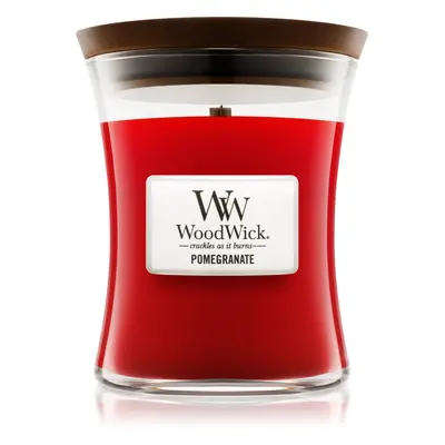 Woodwick Pomegranate vonná svíčka s dřevěným knotem 275 g