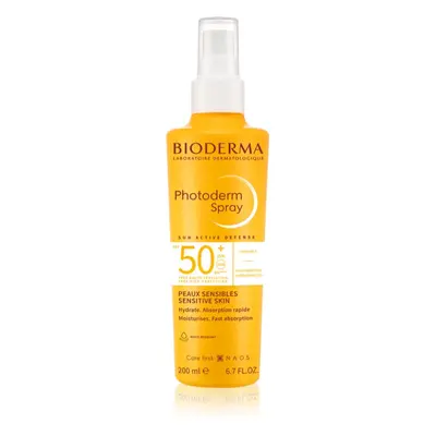 Bioderma Photoderm Sprej SPF 50+ ochranné opalovací mléko ve spreji SPF 50+ 200 ml