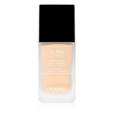 Chanel Ultra Le Teint Flawless Finish Foundation dlouhotrvající matující make-up pro sjednocení 