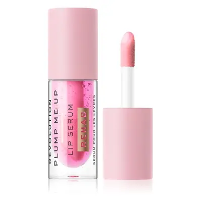 Makeup Revolution Rehab obnovující sérum pro objem rtů odstín Pink Glaze 4,6 ml