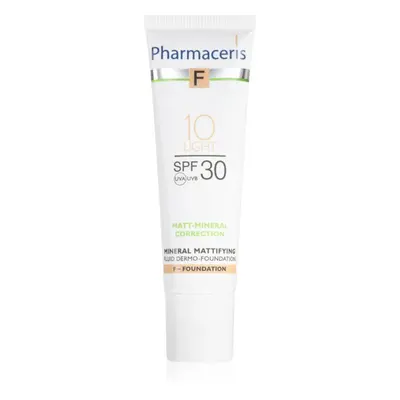 Pharmaceris F-Fluid Foundation matující fluidní make-up SPF 30 odstín 10 Light 30 ml