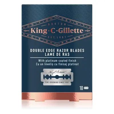 Gillette King C. Double Edge náhradní žiletky 10 ks