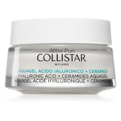 Collistar Attivi Puri Hyaluronic Acid + Ceramides Aquagel hydratační krém-gel s rozjasňujícím úč