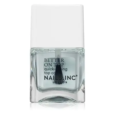 Nails Inc. Better on Top vrchní ochranný lak na nehty s leskem 14 ml