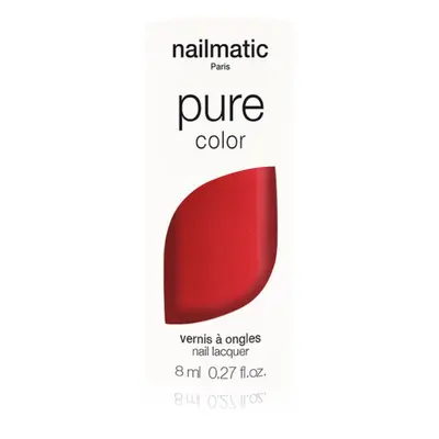 Nailmatic Pure Color lak na nehty AMOUR-Rouge Nacré / Red Shimmer 8 ml