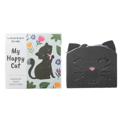 Almara Soap For Kids My Happy Cat ručně vyráběné mýdlo s vůní broskve pro děti 100 g