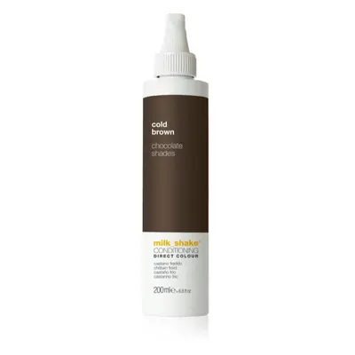 Milk Shake Direct Colour tónovací kondicionér pro intenzivní hydrataci Cold Brown 200 ml