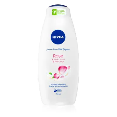 Nivea Rose & Almond Oil sprchový gel 750 ml