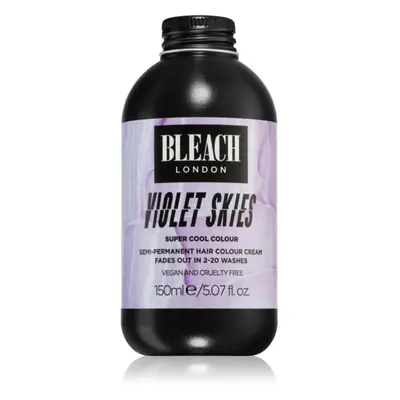 Bleach London Super Cool semi-permanentní barva na vlasy odstín Violet Skies 150 ml