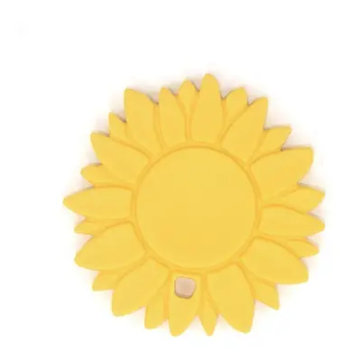 O.B Designs Sunflower Teether kousátko Lemon 3m+ 1 ks