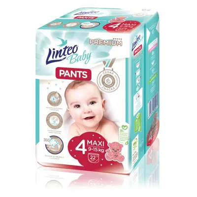 Linteo Baby Pants jednorázové plenkové kalhotky Maxi Premium 9-15 kg 22 ks