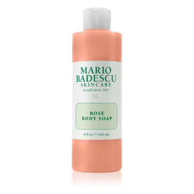 Mario Badescu Rose Body Soap povzbuzující sprchový gel s růžovým olejem 236 ml