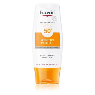 Eucerin Sun Sensitive Protect extra lehké mléko na opalování SPF 50+ 150 ml