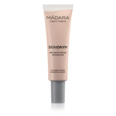 MÁDARA Skinonym Semi-Matte Peptide dlouhotrvající make-up s peptidy odstín Rose Ivory 30 30 ml