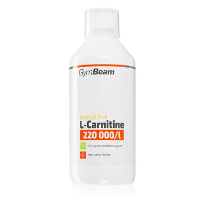 GymBeam L-Carnitine 220 000 mg/l spalovač tuků příchuť Tropical Fruit 500 ml