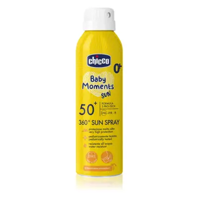 Chicco Baby Moments Sun ochranný sprej pro děti 0 m+ 150 ml