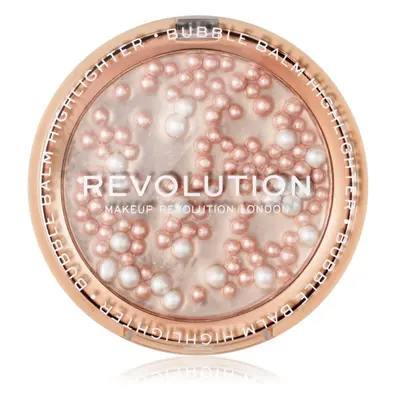 Makeup Revolution Bubble Balm gelový rozjasňovač odstín Icy Rose 4,5 g