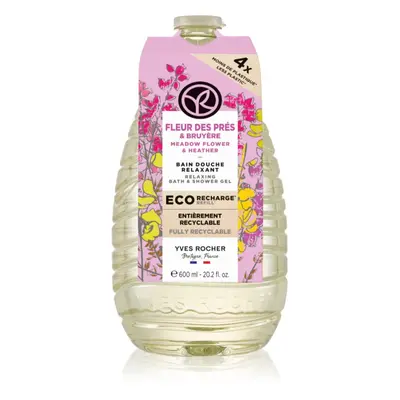 Yves Rocher Bain de Nature sprchový gel náhradní náplň Meadow Flower & Heather 600 ml