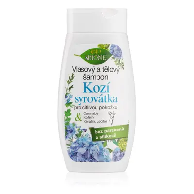 Bione Cosmetics Kozí Syrovátka jemný šampon pro citlivou pokožku 260 ml