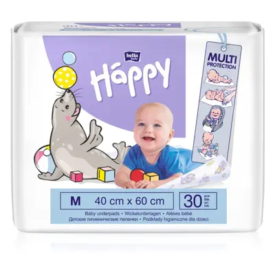 Bella Baby Happy SIze M jednorázové přebalovací podložky 40x60 cm 30 ks