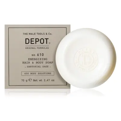 Depot No. 610 Energizing Hair&Body Soap mýdlo na tělo a vlasy 70 g