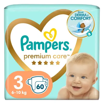 Pampers Premium Care Size 3 jednorázové pleny 6-10 kg 60 ks