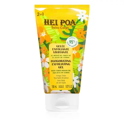 Hei Poa Tahiti Monoi Oil Zest of Lemon exfoliační gel 150 ml