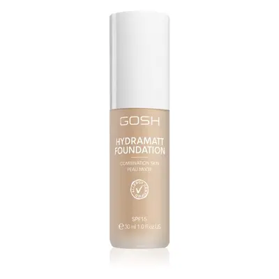 Gosh Hydramatt lehký hydratační make-up s matným efektem odstín 010N Light Dark 30 ml